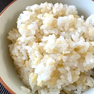初心者の玄米ご飯☆玄米と白米を混ぜるやり方炊き方